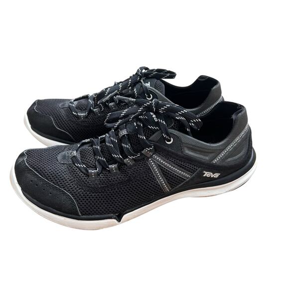 Teva Black Evo Water Shoes Mesh Sneakers Sz 8.5 - Picture 4 of 6